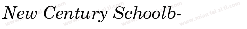New Century Schoolb字体转换